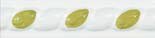 LISTELO 5X20 TRENZA DECORADA VERDE PISTACHO - MLM